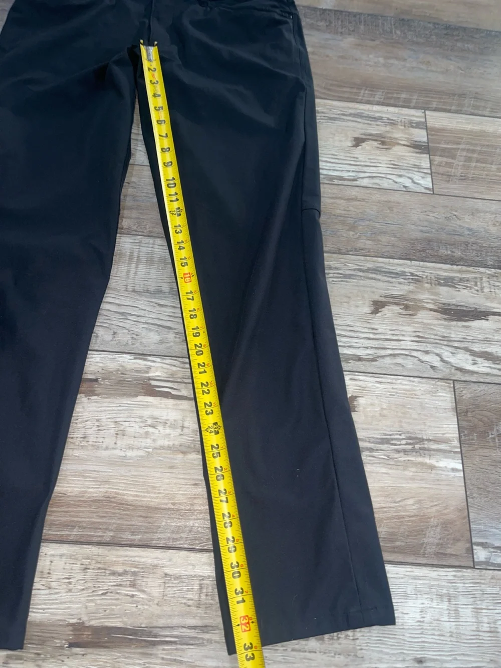 Lululemon Size 34 ABC Slim-Fit 5 Pocket Pant 33”L Warpstreme Black